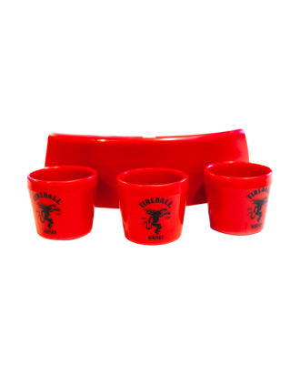 Fireball Ring of Fire Shot Glass Holder