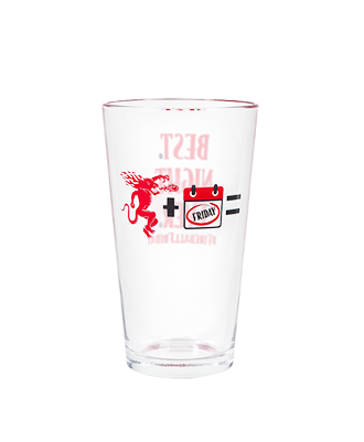 Fireball Friday Pint Glass