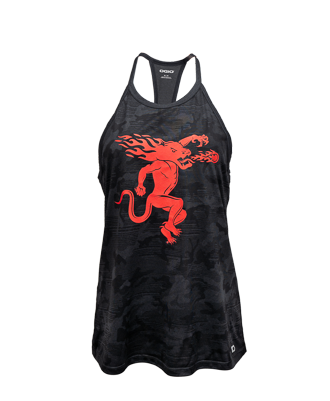 Fireball Black Camo Tank Top
