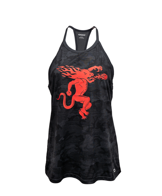 Fireball Black Camo Tank Top